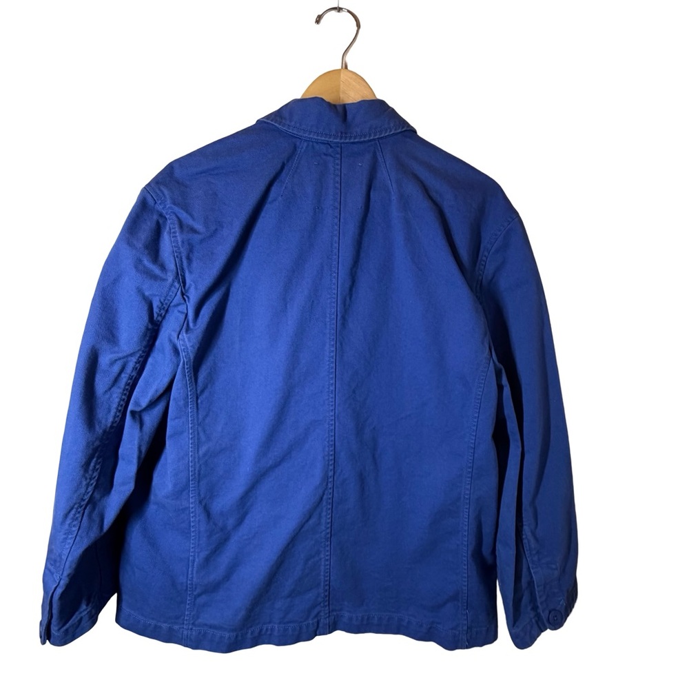 MADEWELL Oversized Blue Crossover Blazer Regenerative Chino Women’s Size Large - Picture 5 of 10